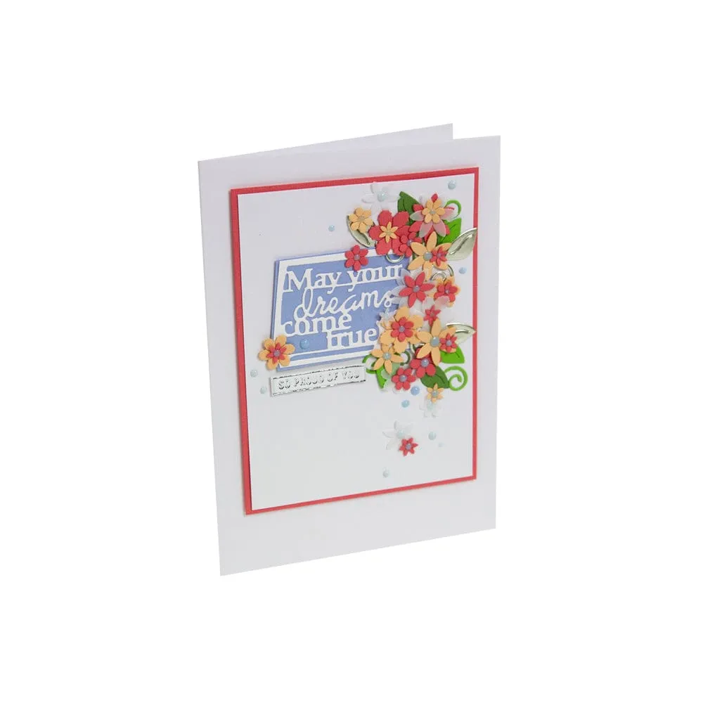 Scribbled Blooms - Always Happy! Die Set - 5398e