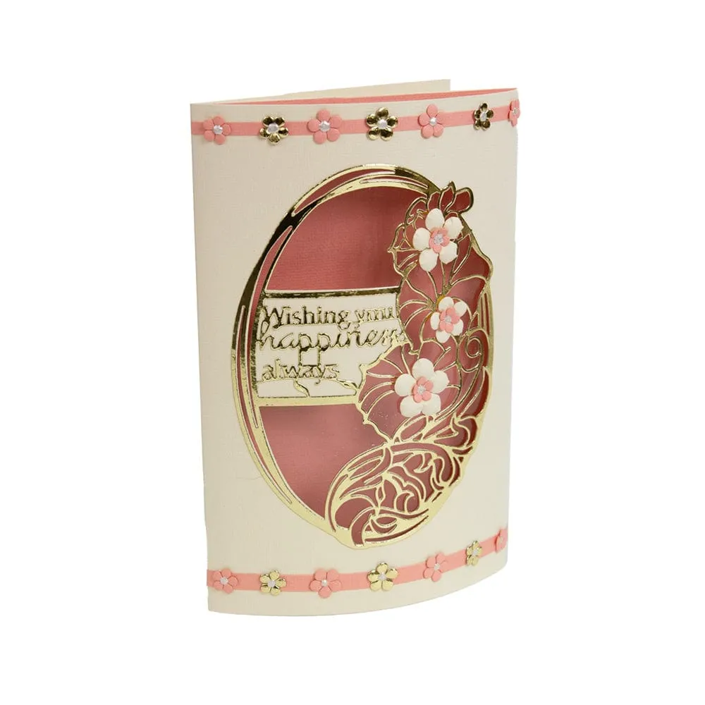 Scribbled Blooms - Always Happy! Die Set - 5398e