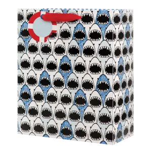 Shark Line Up - Large Gift Bag