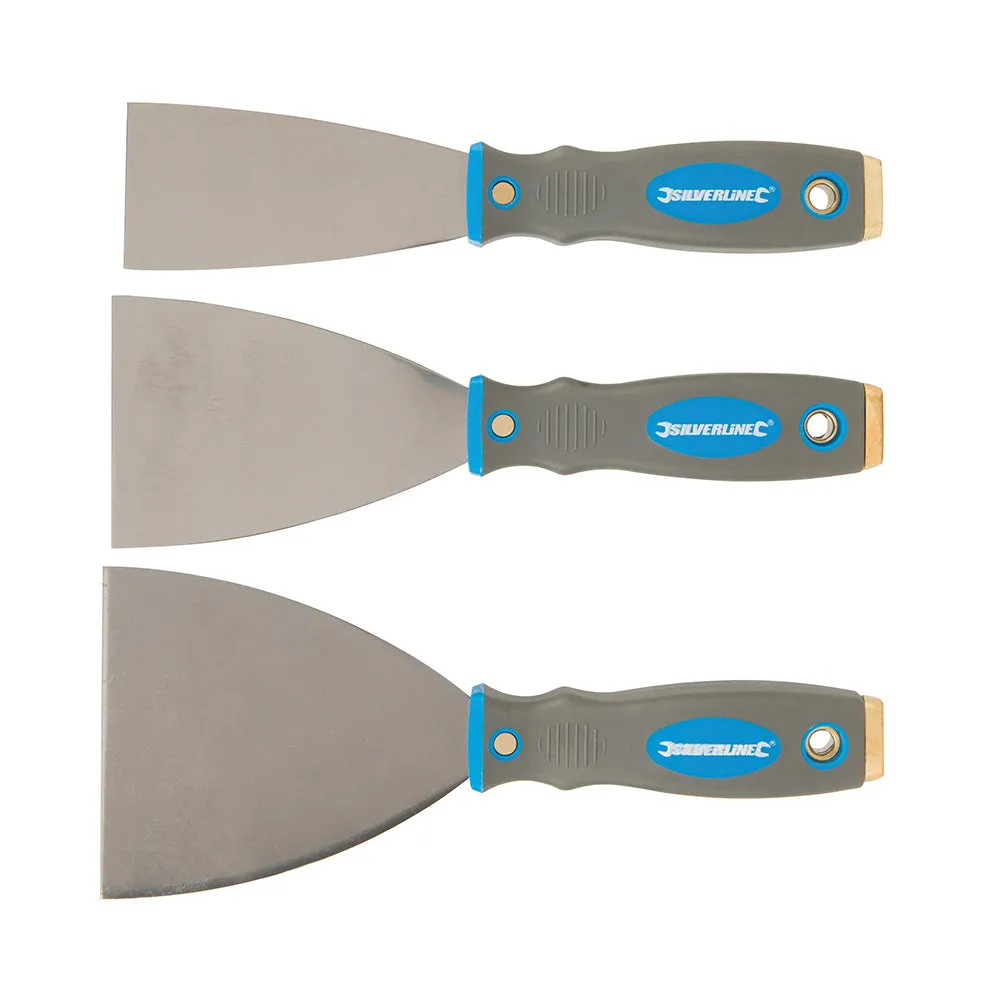 Silverline 661661 Expert Filler Knife Set 3pce 50, 75 & 100mm