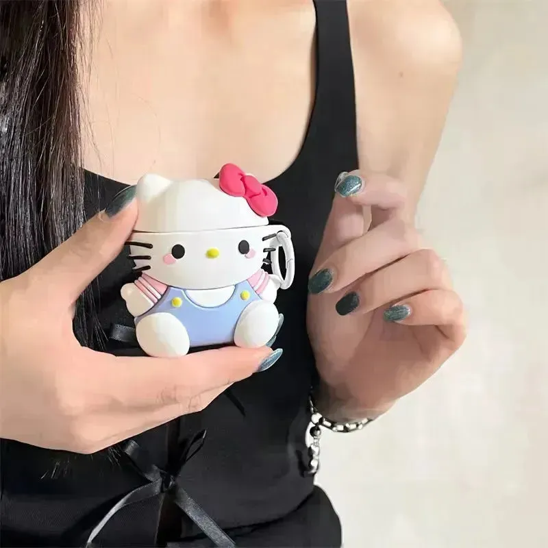 Sitting Hello Kitty Case (For Airpods)
