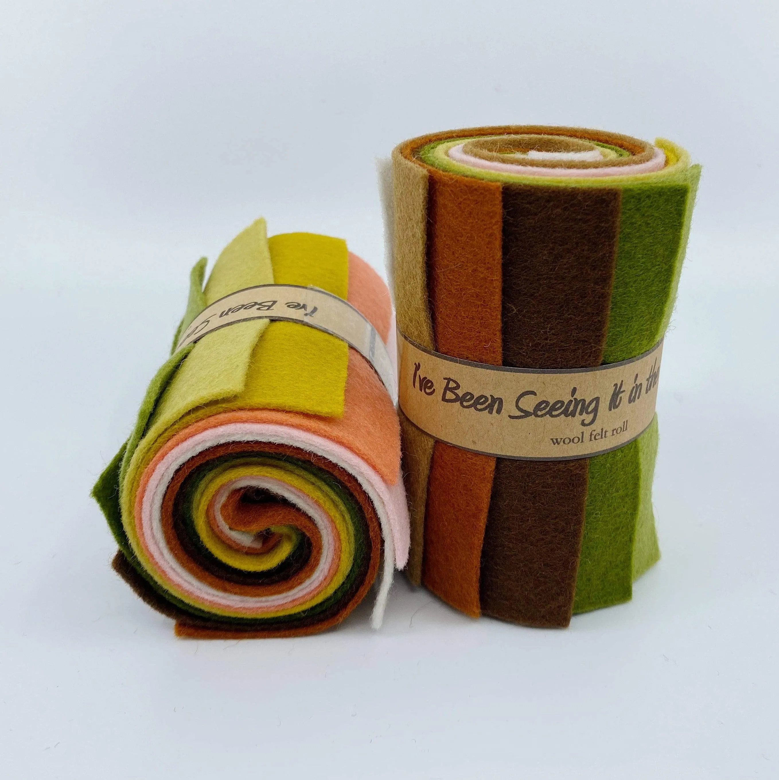 Small Wool Felt Roll - I've Been Seeing It In The Trees