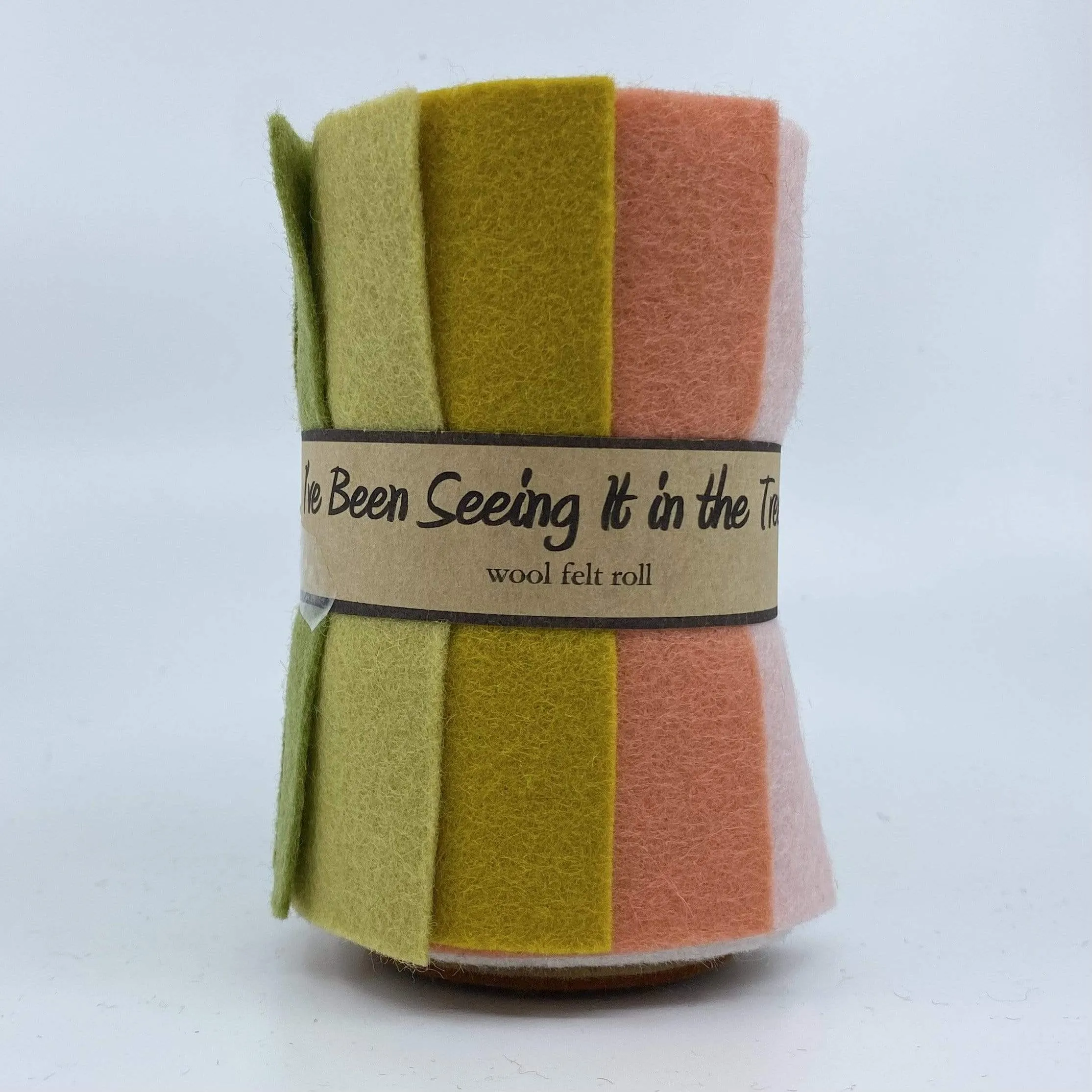 Small Wool Felt Roll - I've Been Seeing It In The Trees