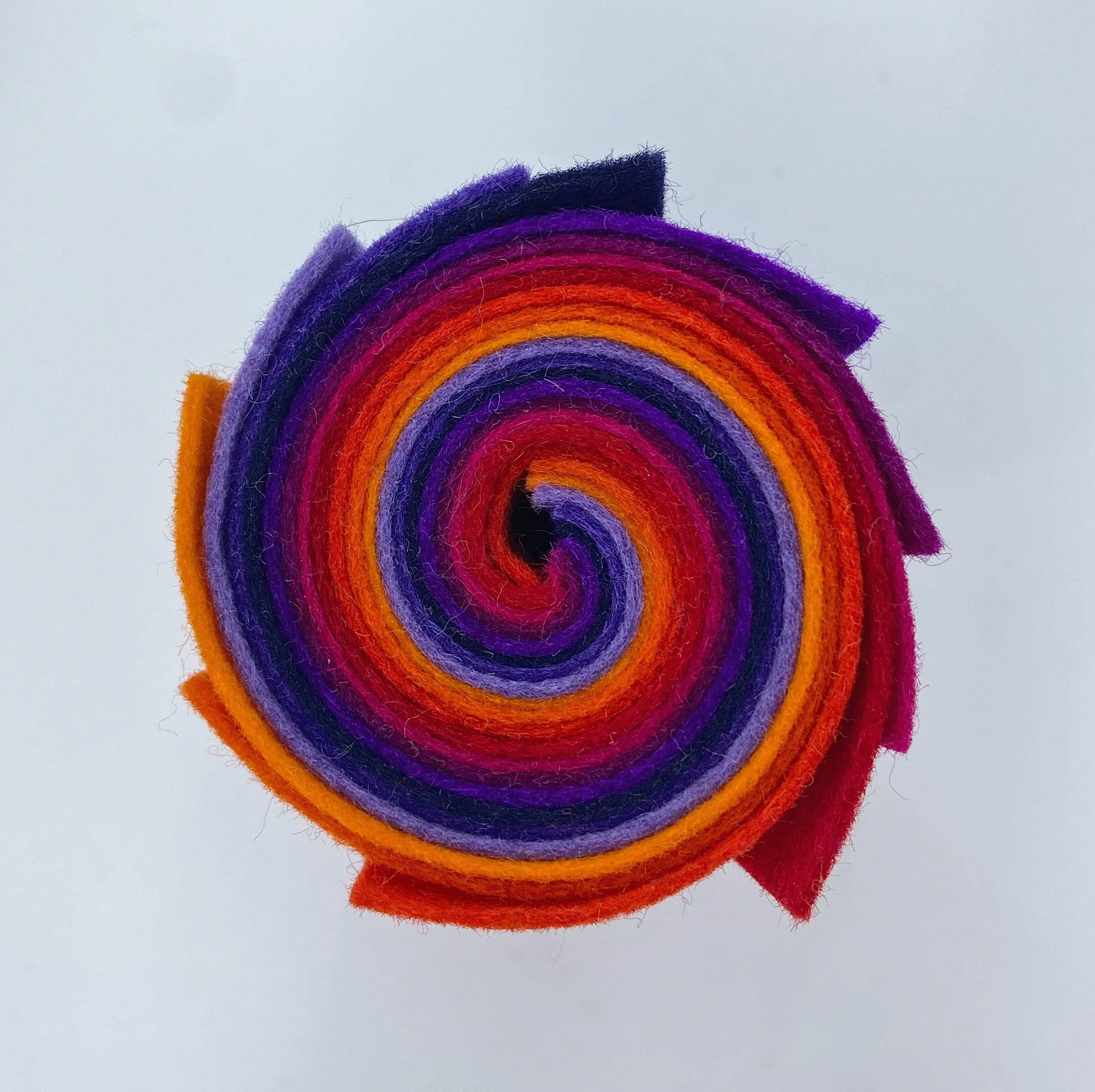 Small Wool Felt Roll - My Sister's Sunset