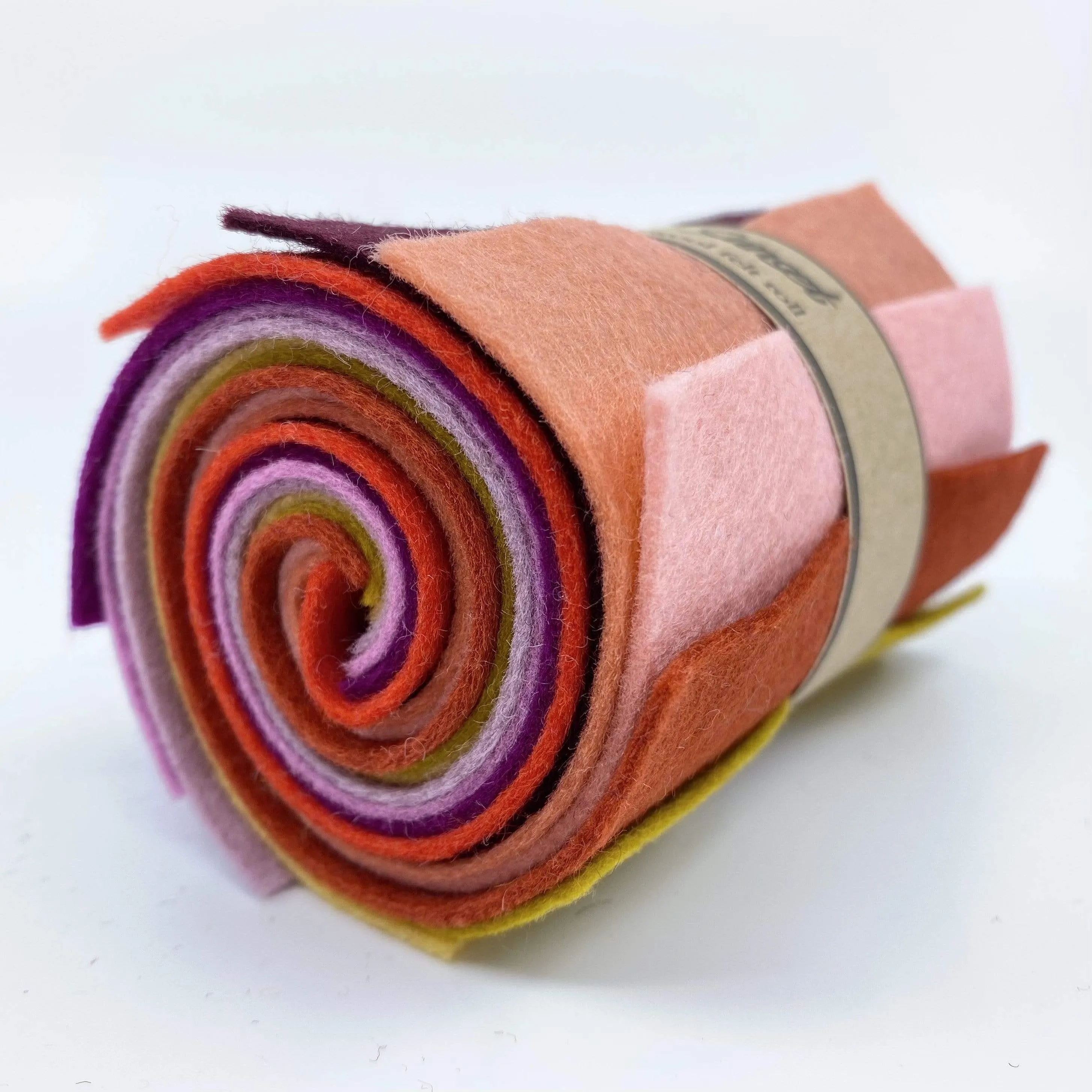 Small Wool Felt Roll - Sunset