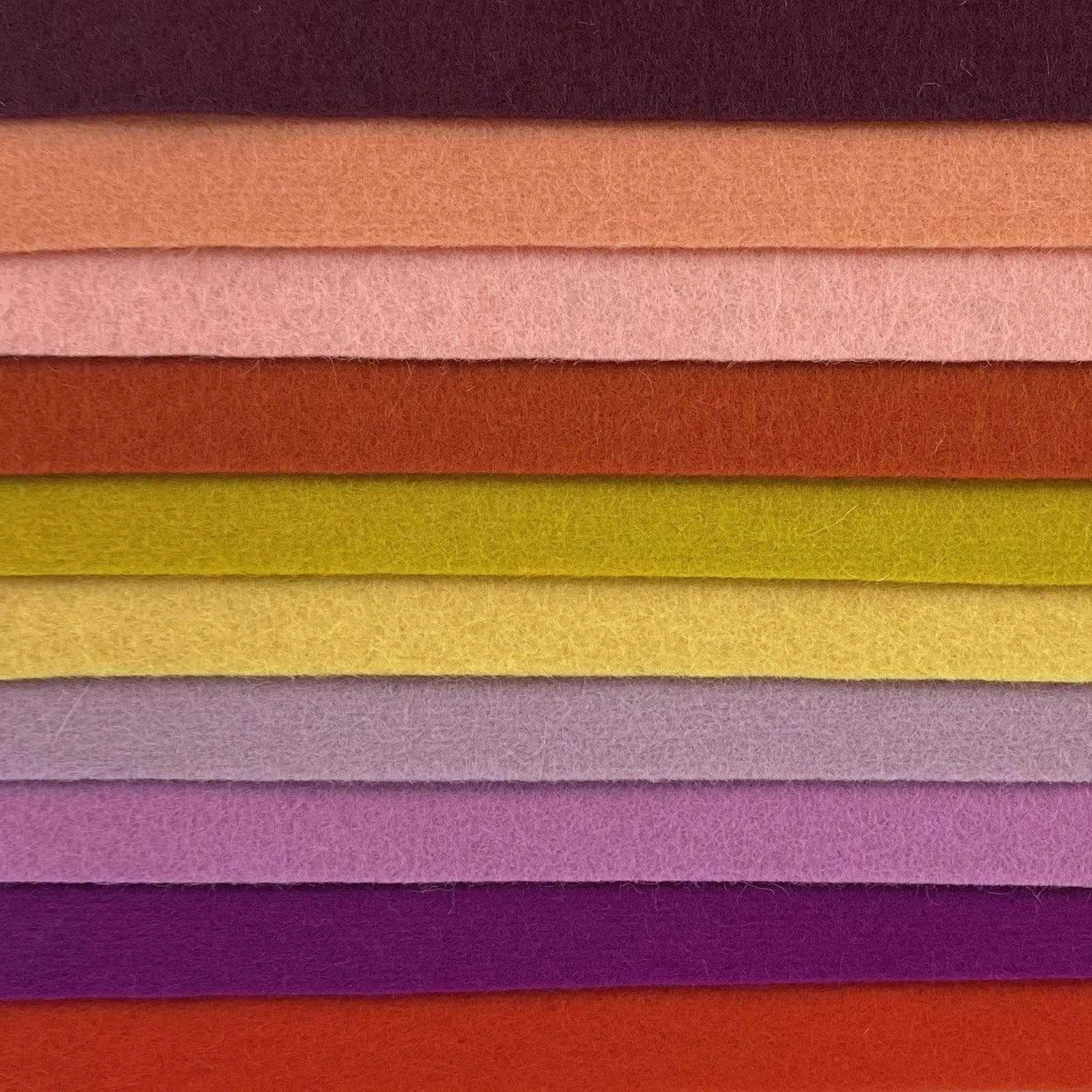 Small Wool Felt Roll - Sunset