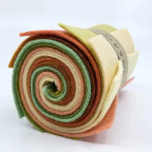 Small Wool Felt Roll - Tea and a Good Book