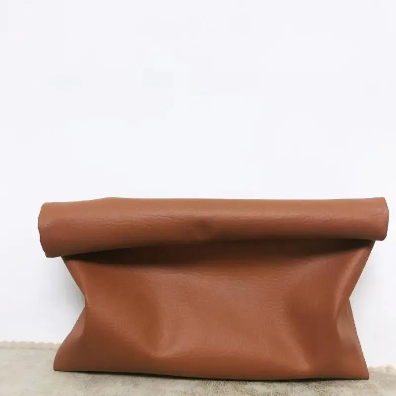 Soft Faux Leather Large Envelope Bag