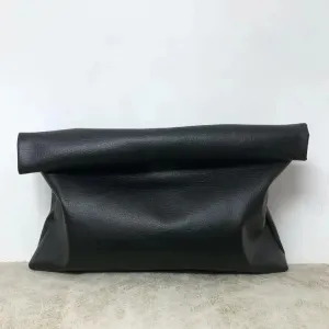 Soft Faux Leather Large Envelope Bag