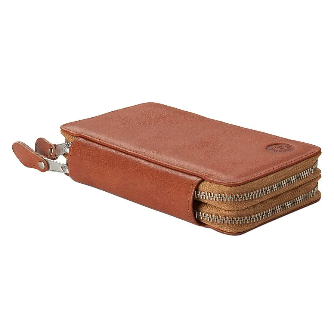 Sonnenleder "Bosse" Pen and Pencil Leather Case, Natural