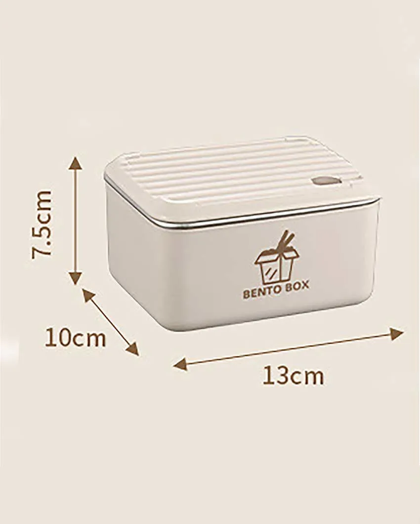 Sophisticated Stainless Steel Lunch Box 3 Container With Lunch Bag Set