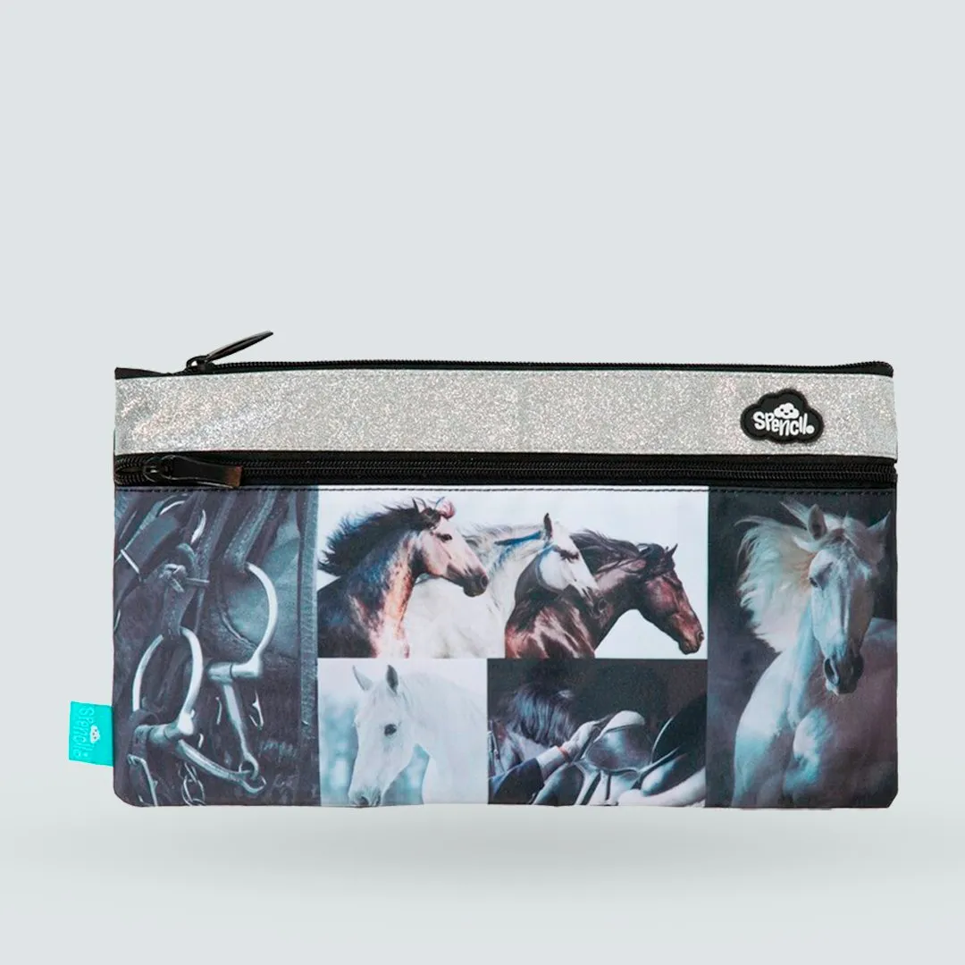 Spencil Twin Zip Pencil Case