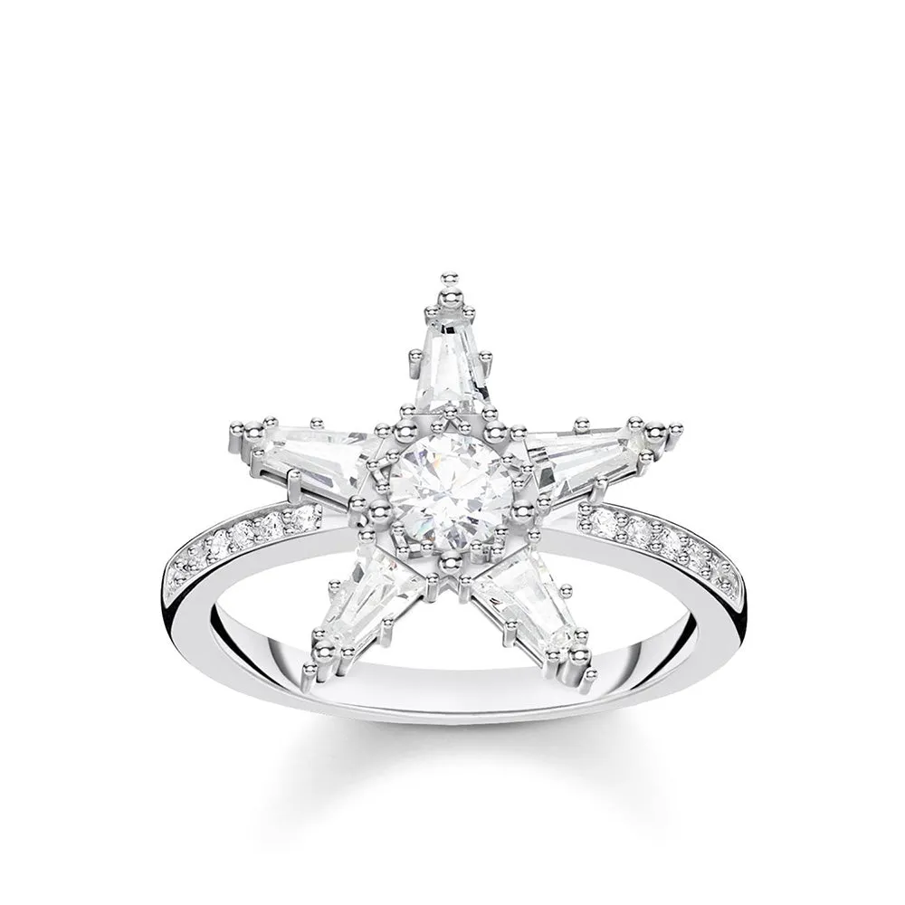 Sterling Silver Thomas Sabo Magical Sparkling Ring