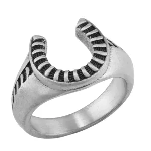 Striking Edge Lucky Horseshoe Ring -RG5541