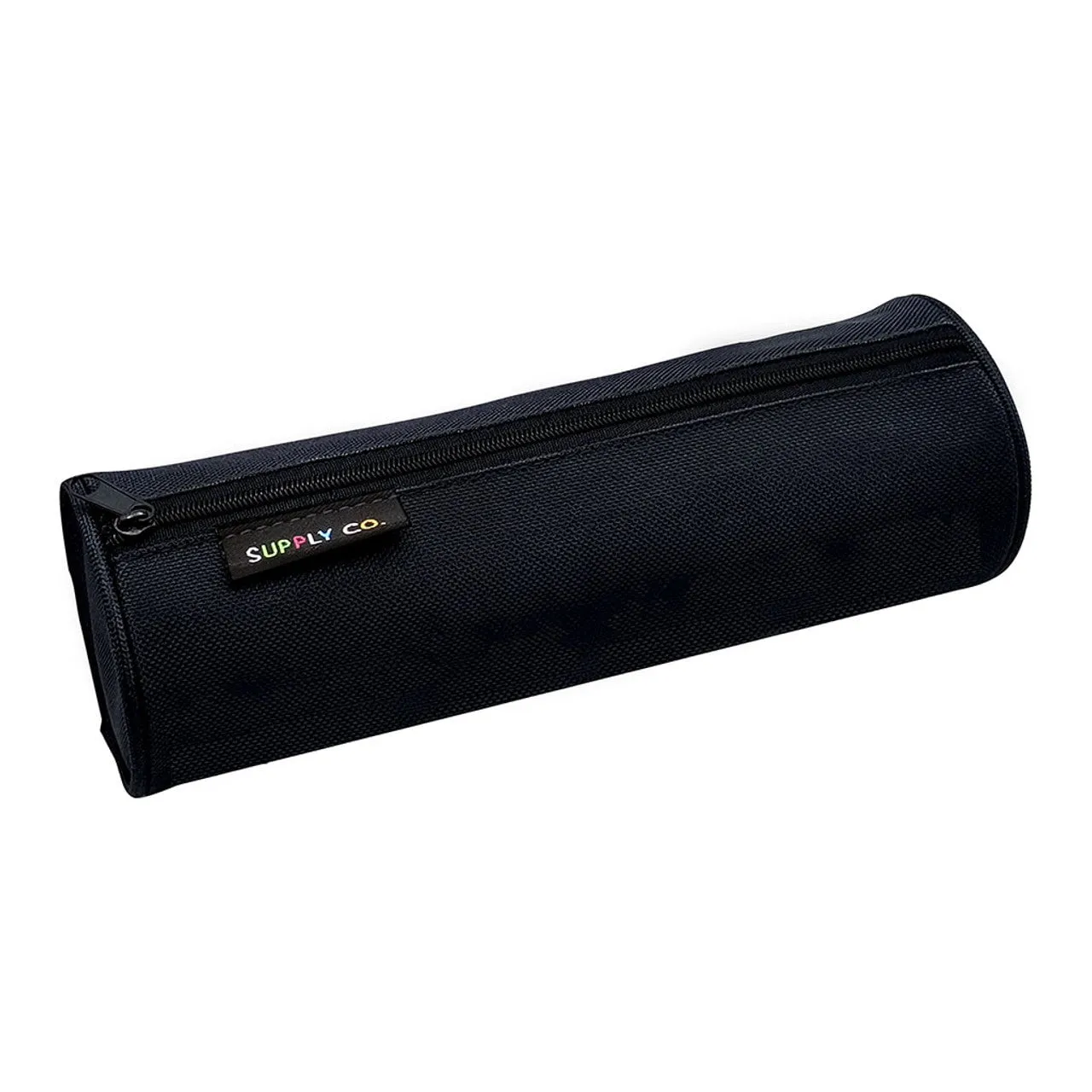 Supply Co Recycled Pencil Case Tube Black 21 x 8cm