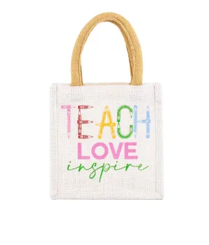 Teach Love Inspire Petite Gift Tote