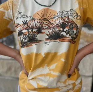 The Bleached Saguaro Desert Cactus Sun Tee