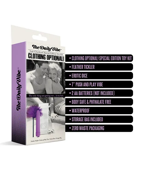 The Daily Vibe Clothing Is Optional Kit