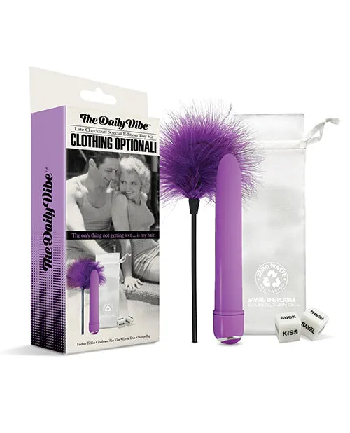 The Daily Vibe Clothing Is Optional Kit