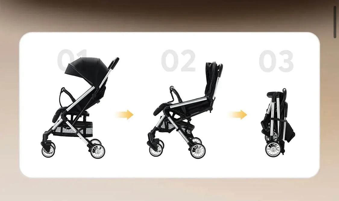 The Lite - Compact Travel Stroller with Luggage Handle