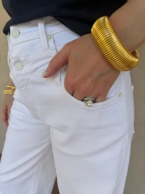 Thick Cobra Bracelet - Gold