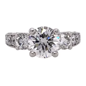 Three Stone Diamond Ring