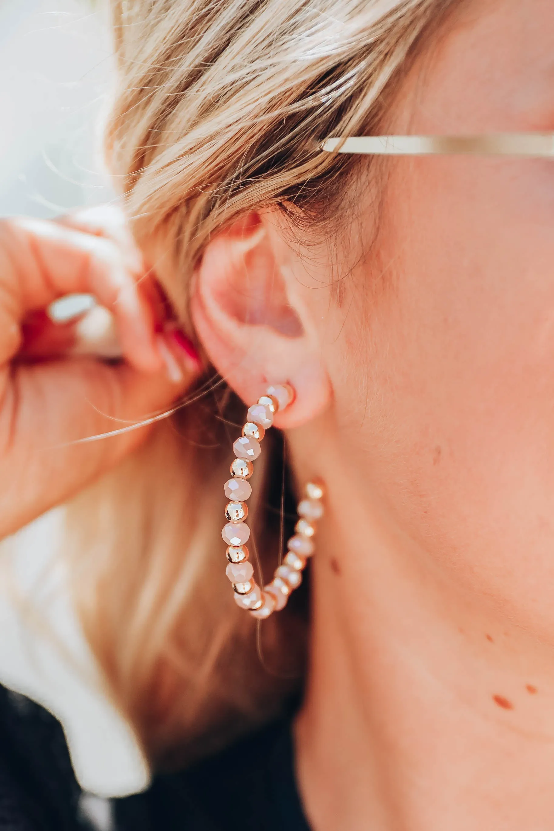 Tiana Earrings - Pink