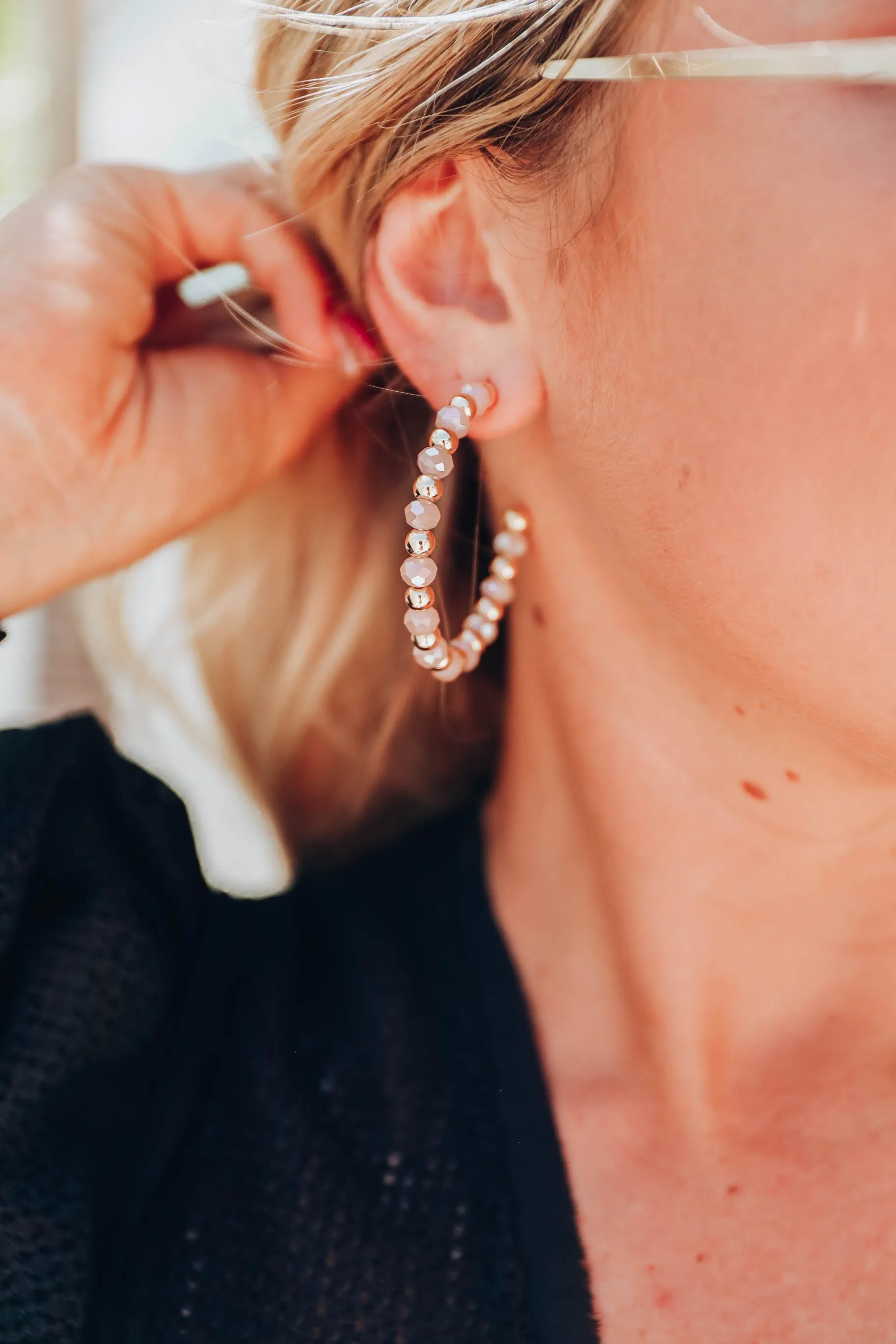 Tiana Earrings - Pink