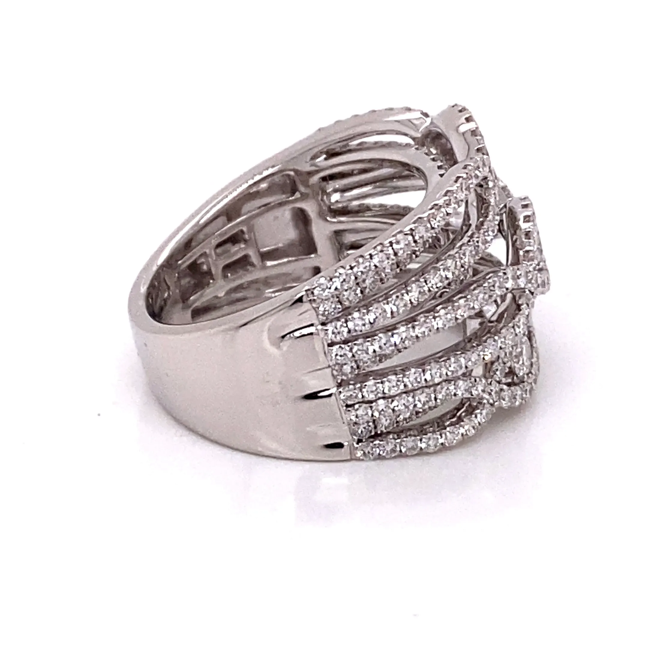 Towne Jewelers & Elma Gill 18KW 2.00ct Diamond Fashion Ring