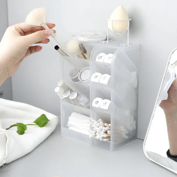 Translucent Pencil Stationery Holder Desk Organizer