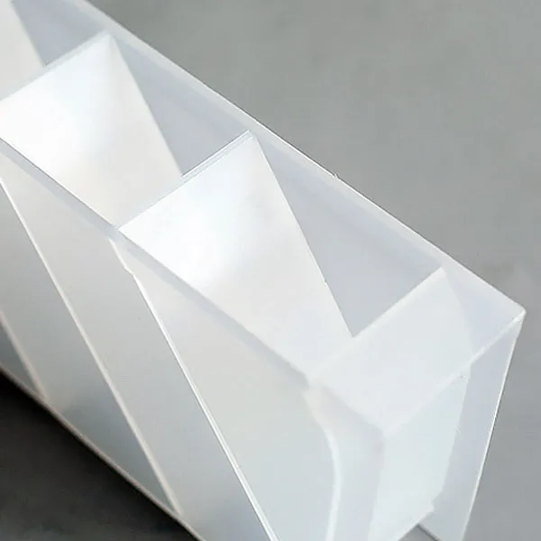 Translucent Pencil Stationery Holder Desk Organizer