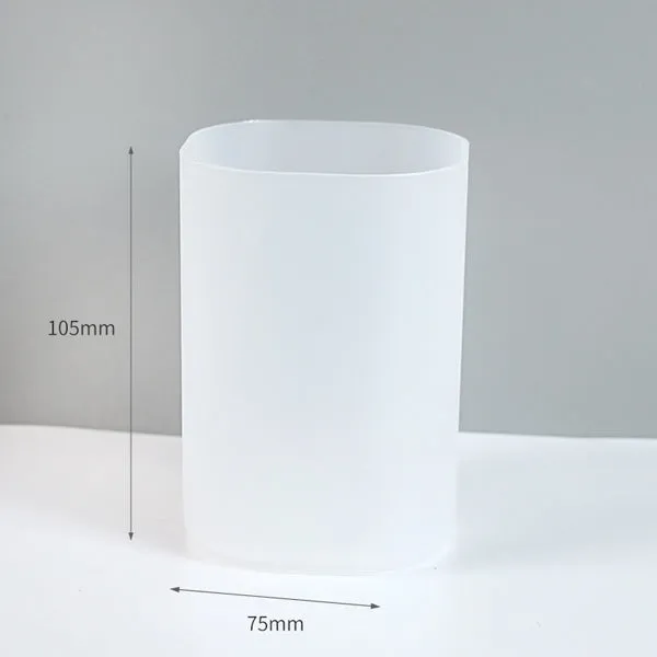 Translucent Pencil Stationery Holder Desk Organizer