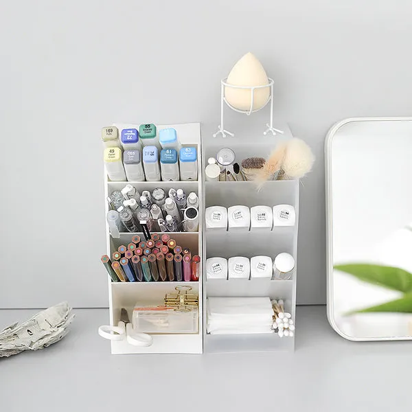 Translucent Pencil Stationery Holder Desk Organizer