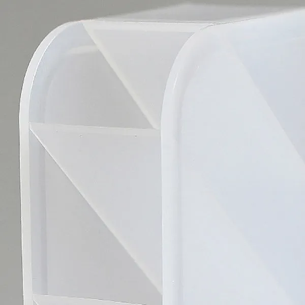 Translucent Pencil Stationery Holder Desk Organizer