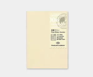TRAVELER'S COMPANY | Passport Size Refill Free Diary Monthly | P06