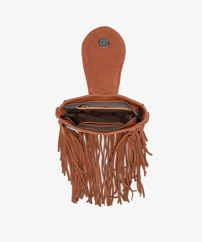 Trinity Ranch Hair-on Cowhide Fringe Crossbody