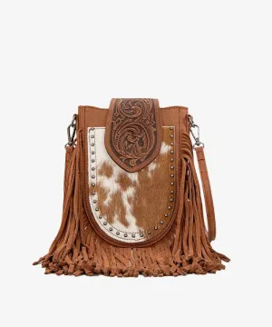 Trinity Ranch Hair-on Cowhide Fringe Crossbody