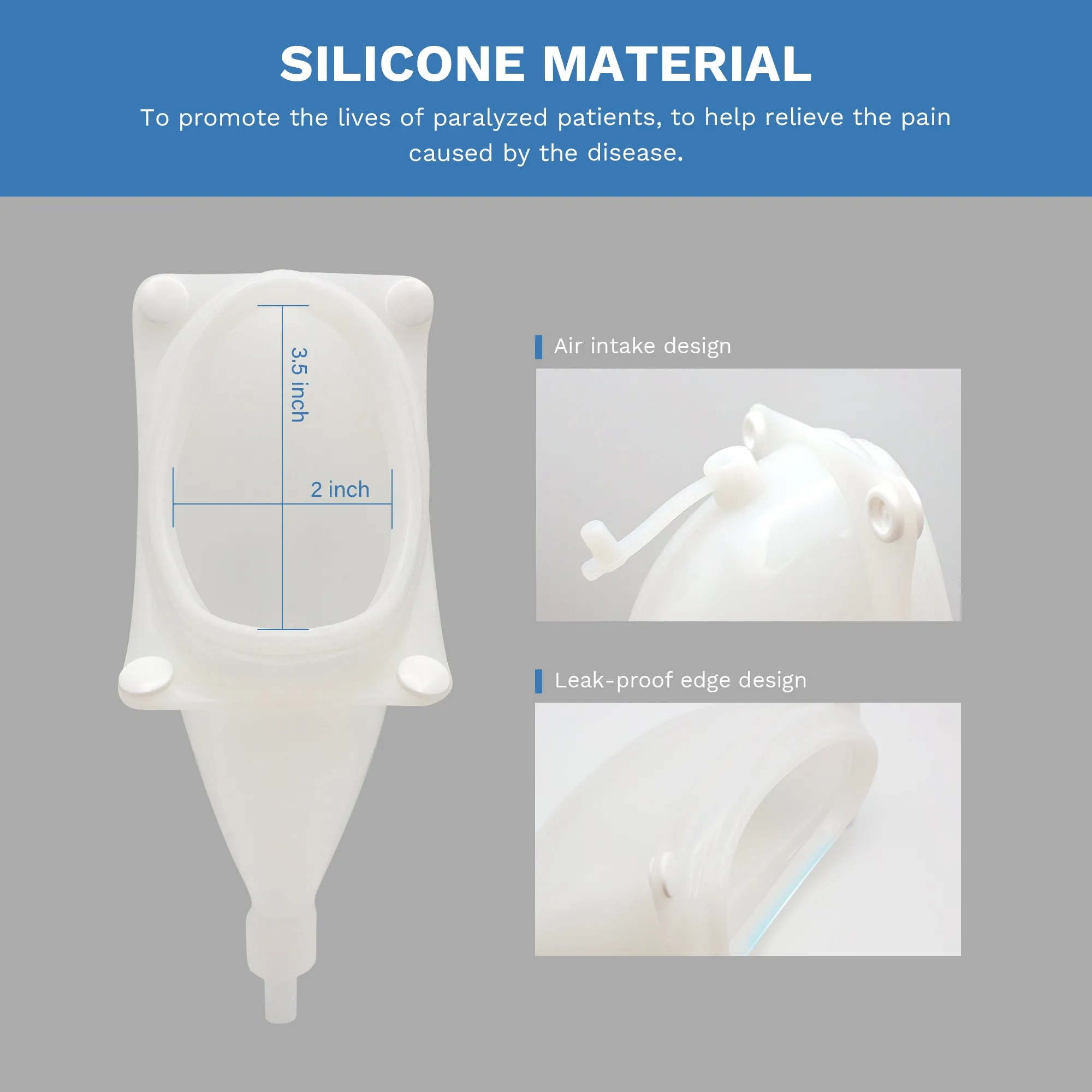 Vastmedic External Male Urinary Catheter Kit For Older- Penis Shrinkage
