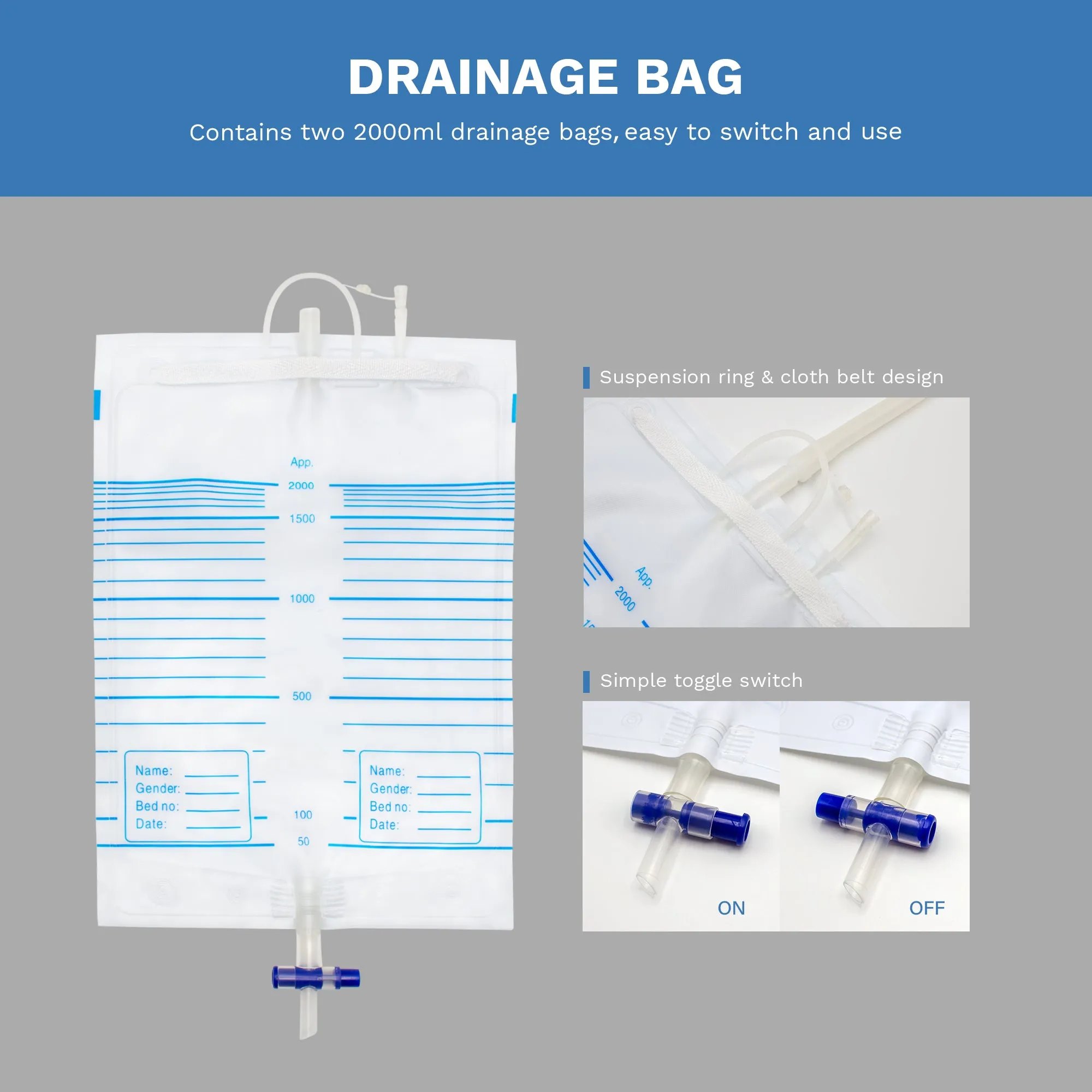 Vastmedic External Male Urinary Catheter Kit For Older- Penis Shrinkage