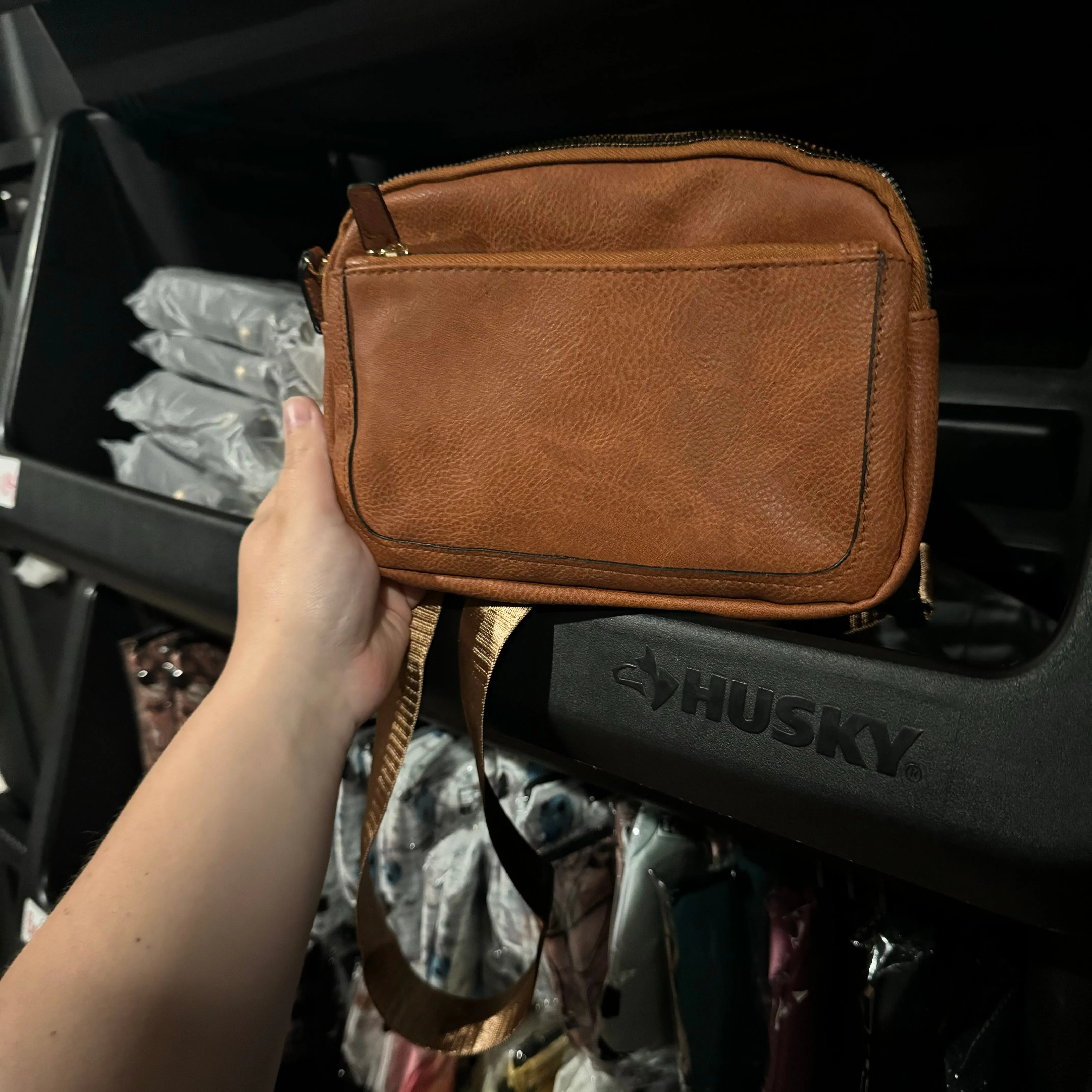 Vegan Leather Belt Bag