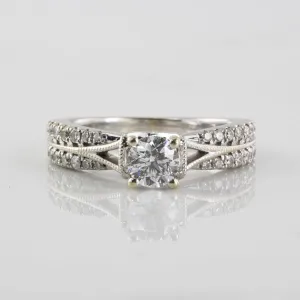 'Vera Wang' Engagement Ring With Hidden Blue Sapphires | 0.75ctw | SZ 6 |