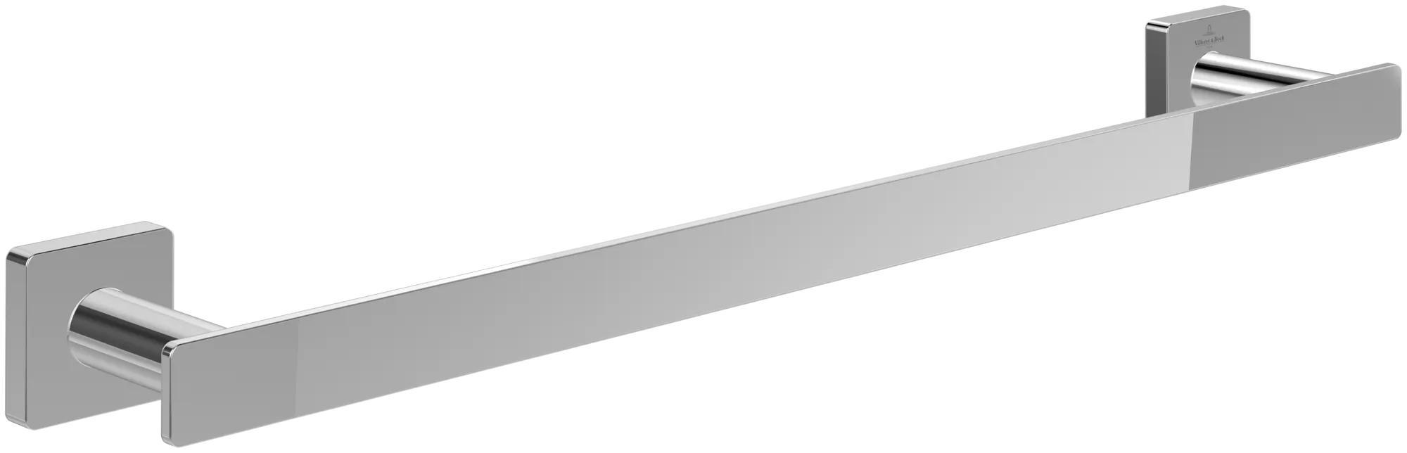 Villeroy & Boch Elements Striking Straight Towel Rail 495 x 45 x 75 mm Chrome