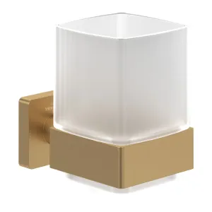 Villeroy & Boch Elements Striking Tumbler Holder in Brushed Gold - TVA15201900076