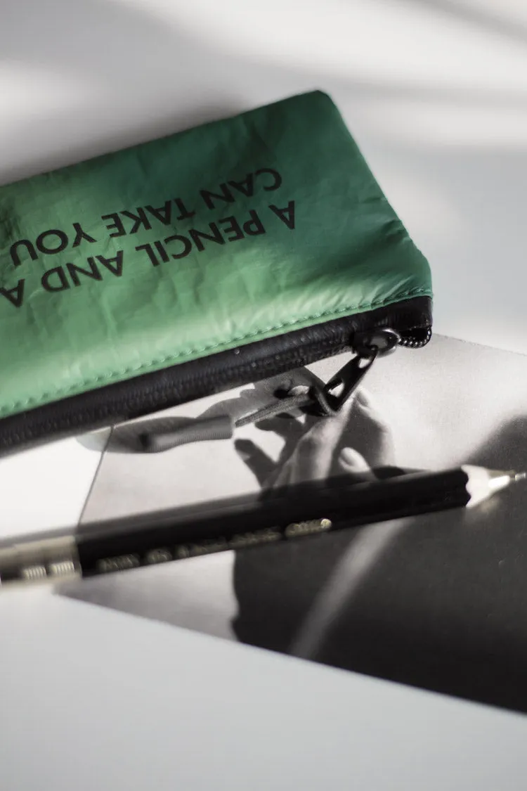 VM | Stationery | DuPont Pen Case - White / Green