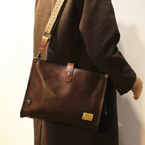 Vvsha  Christmas Gift Casual Large Leather Shoulder Bag