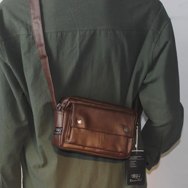 Vvsha  Christmas Gift Soft Leather Messenger Bag