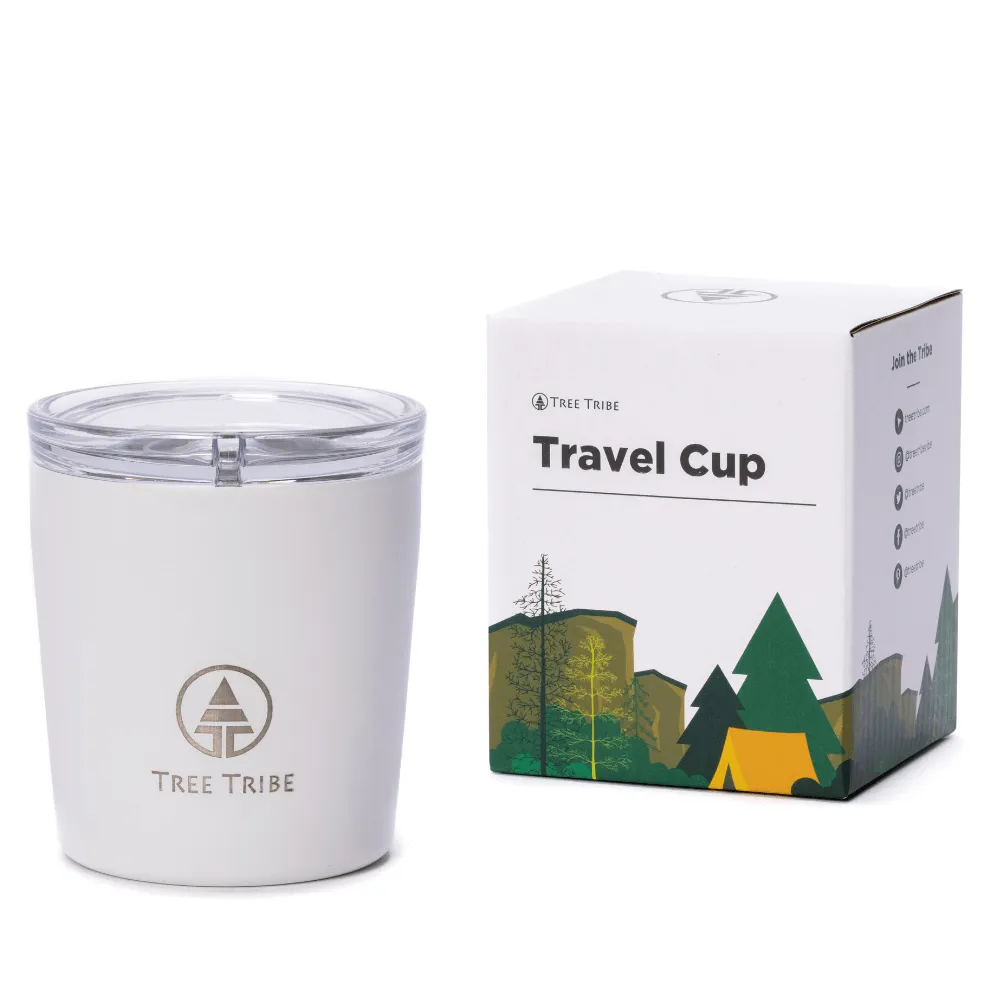 White Travel Cup (8 oz)