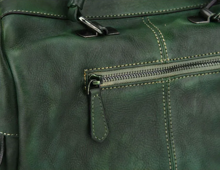 Women's Woven Leather Handbag Purse With Fringe Boho Purses For Women