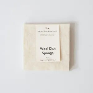 wool dish sponge - set of 2
