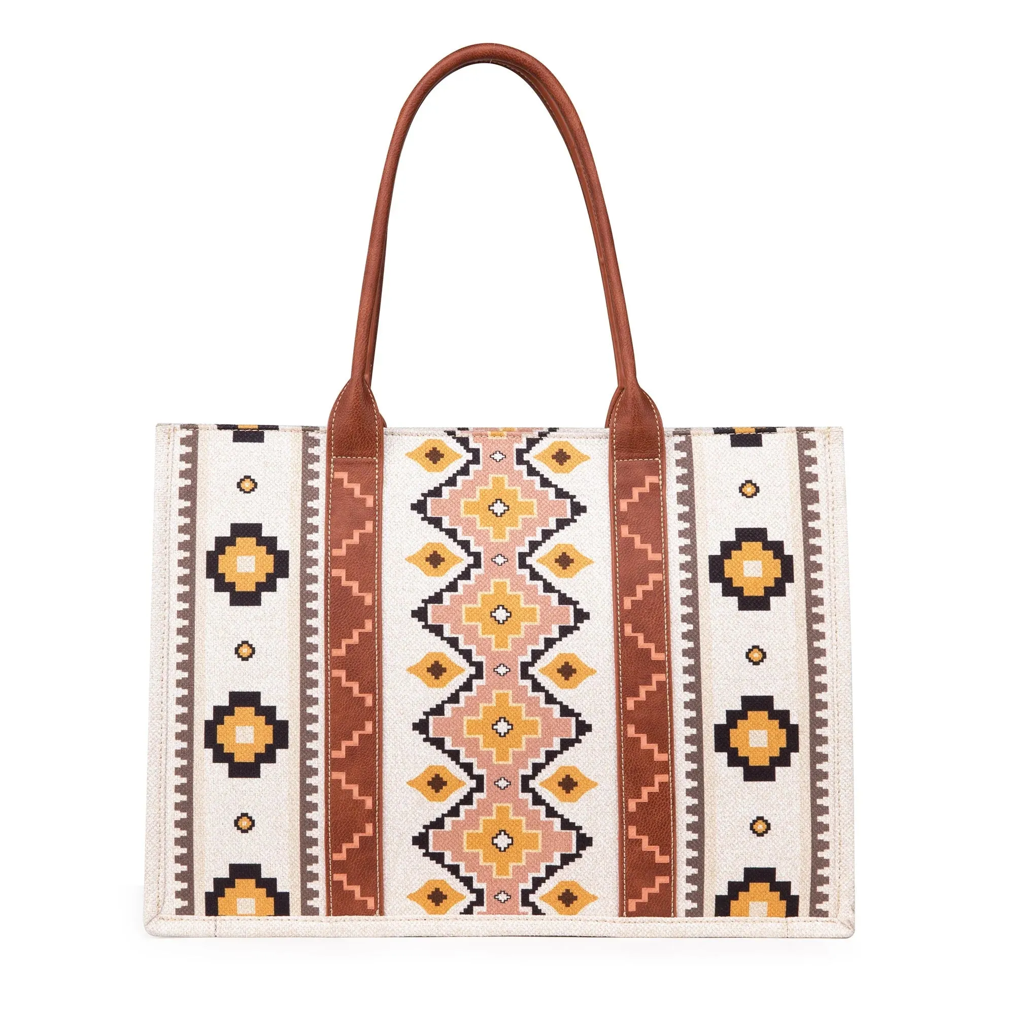 Wrangler Southwest Canvas Large Tote
